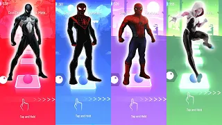 DC Marvel Tiles Hop, Venom vs Miles Morales vs SpiderMan vs Spider Gwen