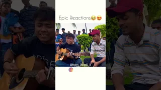 Singing In Public❤️😍 | Epic Reqctions #shorts