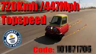 Forza Horizon 5 | +720 km/h Topspeed Record | Fastest Cars in the Game!!!