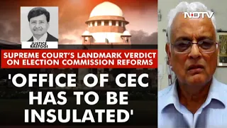 "Welcome Decision": Ex Chief Election Commissioner On Supreme Court Order