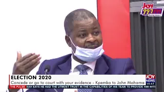 Election 2020: Concede or go to court with your evidence – Kpemka to John Mahama (14-12-20)