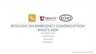 Spotlight on Emergency Contraception: What's New?