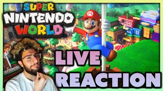 SUPER NINTENDO WORLD DIRECT!? - LIVE REACTION (MIYAMOTO THE KING)