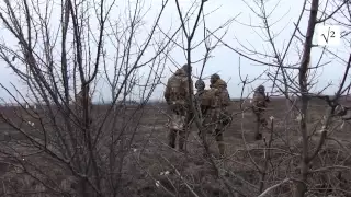 Зона АТО Засада спевойск разведчики на боевых учениях 14 11 Донецк War in Ukraine