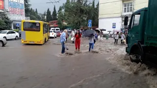 Ливень в Ялте 06.09.18