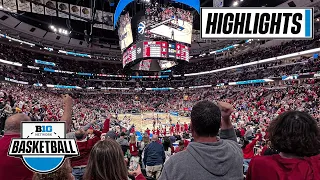 Maryland vs. Indiana | Highlights | 2023 Big Ten Men's Basketball Tournament | March 10, 2023