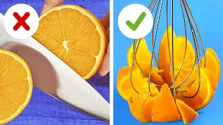 Genius hacks for fruit and vegetable cutting and peeling 🔪