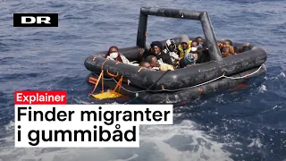 Sådan bliver migranter efterladt på Middelhavet