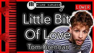 Little Bit Of Love (LOWER -3) - Tom Grennan - Piano Karaoke Instrumental