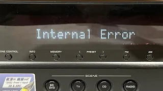 Internal Error - Yamaha RX-V671 7.1 Channel Receiver with an Identity Crisis