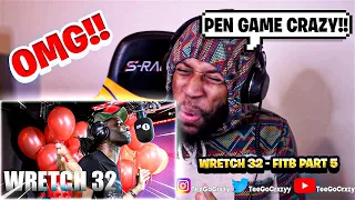 UK WHAT UP🇬🇧!! GLITCHYNESS OVERLOAD!! Wretch 32 - Fire in the Booth (Part 5) (REACTION)