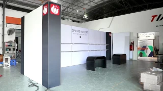 9X3X3m exhibition booth