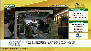 3 Chinese national na nanutok at nambugbog ng tricycle driver, arestado sa Binondo, Manila