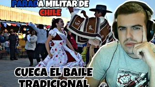 ESPAÑOL REACCIONA POR PRIMERA VEZ A LA CUECA EL BAILE TRADICIONAL CHILENO// GLORIAS DEL EJÉRCITO