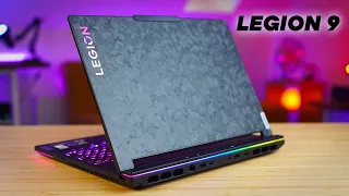 Legion 9 Unboxing and Benchmarks | Water Cooled and Mini LED Screen