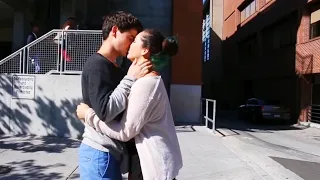 kiss prank on road, kissing prank, kiss prank, girl prank,prank girl , funny video