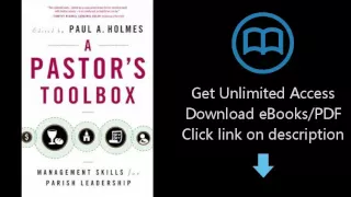 A Pastor's Toolbox: Management Skills for Parish Leadership