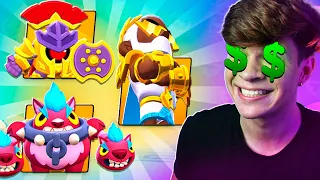 gastando💲DINHEIROS💲com NOVAS SKINS do Olimpo - Brawl Stars