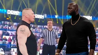 Omos Jordan Omogbehin vs Brock lesnar wwe championship match2021: