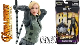 Review Víuva Negra - Black Widow Marvel Legends filme Vingadores Guerra Infinita brinquedo boneco