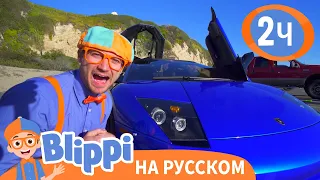 Блиппи изучает СПОРТКАР🏎️ | Обучающие видео для детей | Blippi Russian