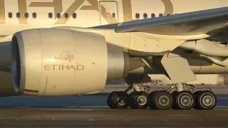 Incredible Sound of World's Largest Commercial Jet Engine GE90 - Close Spool Up - Manchester Airport