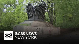 16-year-old accused of vandalizing World War I statue in NYC