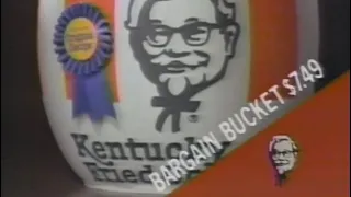 1987 Kentucky Fried Chicken Bargain Bucket Commercial