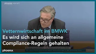 Pressekonferenz zum Vorwurf der Vetternwirtschaft im BMWK am 05.05.23
