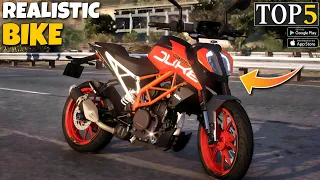 TOP 5 REALISTIC BIKE DRIVING GAMES FOR ANDROID 2023! BEST BIKE DRIVING GAMES FOR ANDROID OPEN WORLD