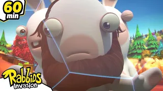 ¡Rabbid Hibernatus está harto!| Rabbids La Invasión| Nueva compilación 1H |Cartoon para niños