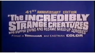 The Incredibly Strange Creatures Who Stopped Living and Became Mixed Up Zombies (1964) Trailer