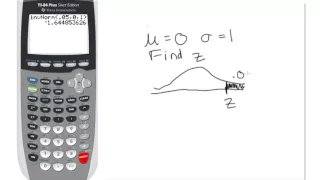 Normal Distribution with the invNorm Function on a TI 83 84 HD