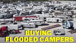 WE DID IT AGAIN... WE BOUGHT ANOTHER 2 FLOOD CAMPERS