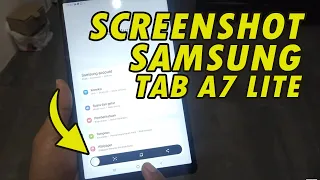 Cara Screenshot Layar di Samsung Tab A7 Lite