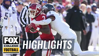 TCU Horned Frogs vs. No. 13 Oklahoma Sooners Highlights | CFB on FOX