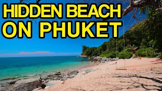 Hidden Beach close to Nai Harn Phuket
