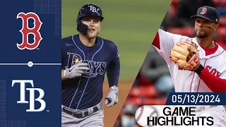 Boston Red Sox vs Tampa Bay Rays GAME HIGHLIGHTS May 13, 2024 | MLB Highlights 2024