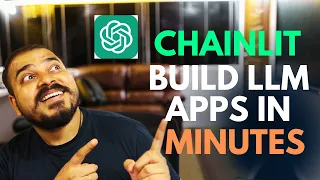 Build Python LLM apps in minutes Using Chainlit ⚡️