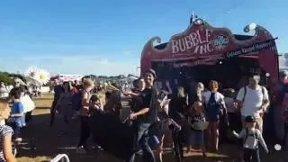 Samsam Bubbleman Bubble Tricks at Bubble Inc stall On Blackheath