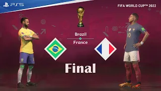 FIFA 23 - Brazil Vs France - FIFA World Cup 2022 Qatar | Final | PS5™ [4K ]