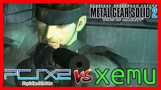 METAL GEAR SOLID 2 SUBSTANCE | XEMU VS PCSX2 | PS2 VS XBOX | Emulation Comparison