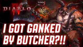 I GOT GANKED BY BUTCHER IN DIABLO 4 SERVER SLAM! (VETERAN DIFFICULTY)