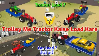 How to load tractor in trolley in indian vehicles simulator 3d || Tractor game new update ||