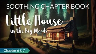 Fireside Storytelling LITTLE HOUSE IN THE BIG WOODS (Ch  6 & 7) Cozy Bedtime Story Reading for Sleep