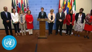 Security Council Members on Afghanistan - Joint Security Council Media Stakeout | United Nations