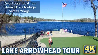 Lake Arrowhead CA Fun! Resort Tour, Boat Ride, Village Shopping & Dining