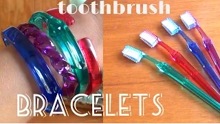 DIY Fashion ♥ Toothbrush Bracelets