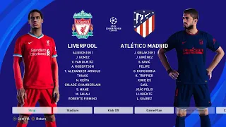 PES 2021 Liverpool vs Atletico Madrid - UEFA Champions league 2021 - PS4 Gameplay