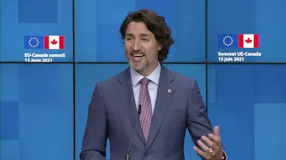 Justin Trudeau concluded his participation at the Canada-European Union (EU) in Brussels